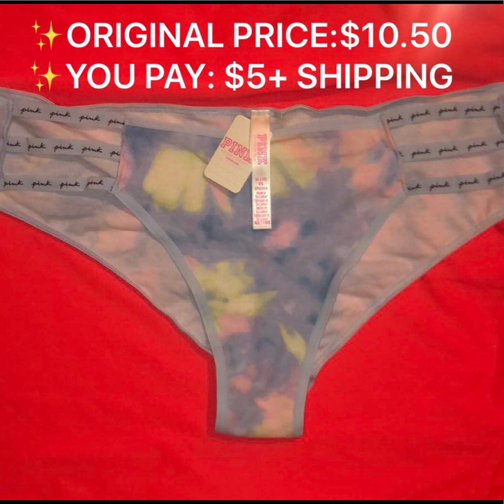 PINK VICTORIAS SECRET PANTIES